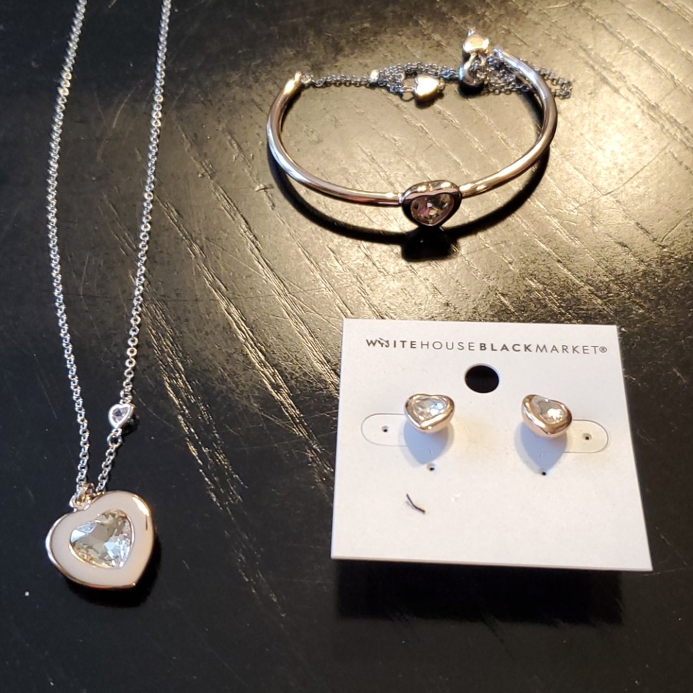 WHBM Rose Gold Jewelry Set